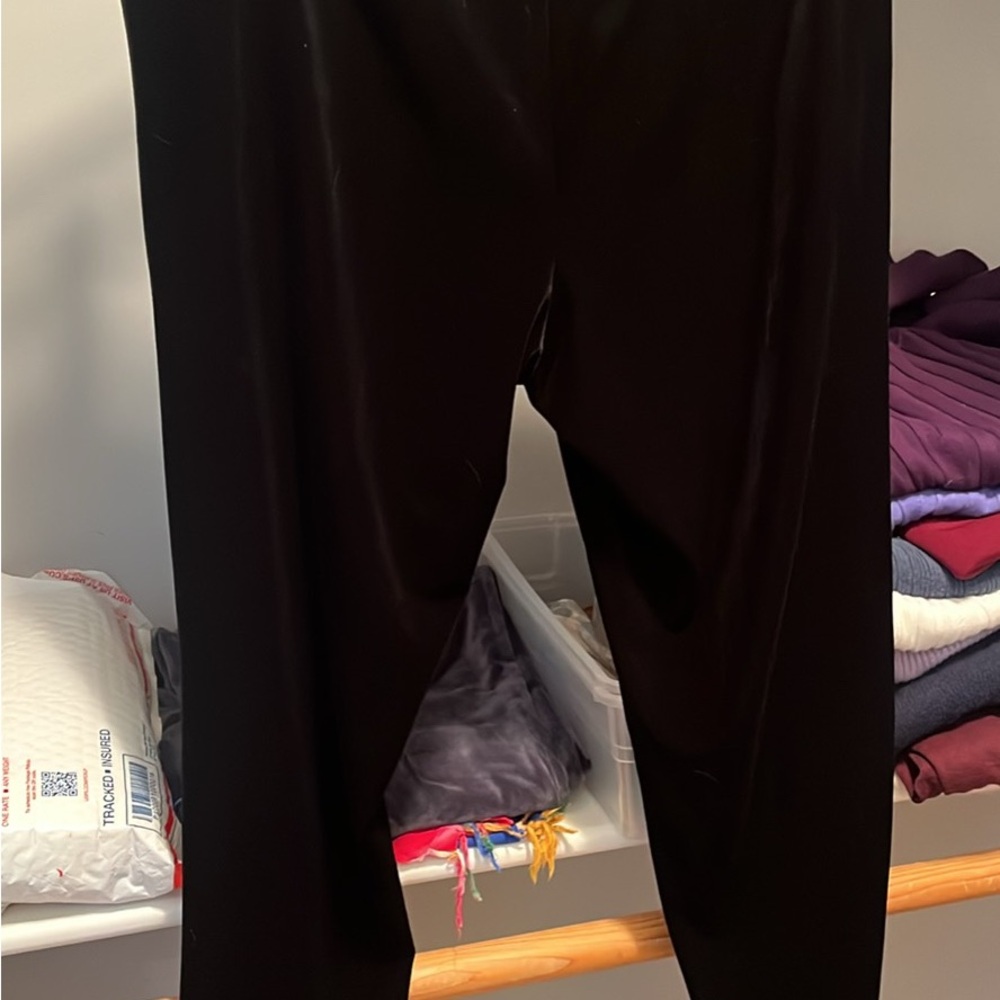 Calvin Klein Elegant Black Velvet Garment